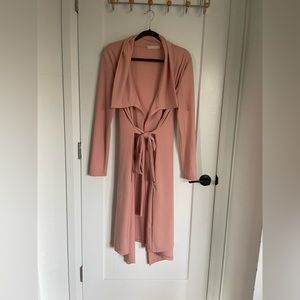 Light Pink Luna Open Light Jacket